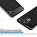 Dretal Nokia 3.1 Case, Carbon Fiber Shock Resistant Brushed Texture Soft TPU Phone case Anti-Fingerprint Flexible Full-Body Protective Cover for Nokia 3.1 (2018) (Black)