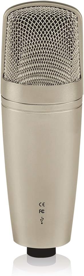 Behringer C-1U Studio Condensor Microphone, Light Gold, 0.18 ft x 0.18 ft x 0.56 ft - Image 4