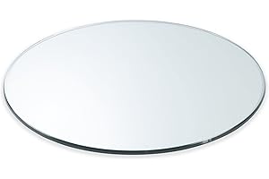 Spancraft 36" Inch Round 1/4" Thick Clear Glass Table Top with Flat Polished Edge and Tempered Glass, Replacement Glass Table Top, Great for Dining Tables, end Tables, and Outdoor Patio Table Tops or
