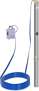 MSW Motor Technics Hillvert Deep Well Pump 3800 l/h 750W 85m Stainless Steel view 1