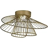 Maxim Zeta - 20 Inch 12W 1 LED Flush Mount-Natural Aged Brass Finish