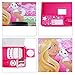 Aisa Colorful Cartoon Character Pencil Case Beautiful Princess Pattern Multifunctional Pencil Box for Student Special Gifts for Children/Kids