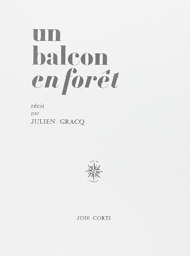 Download Un balcon en forêt PDF