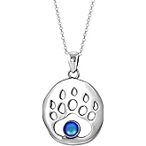 Bear Paw Pendant (Pink, Polished)