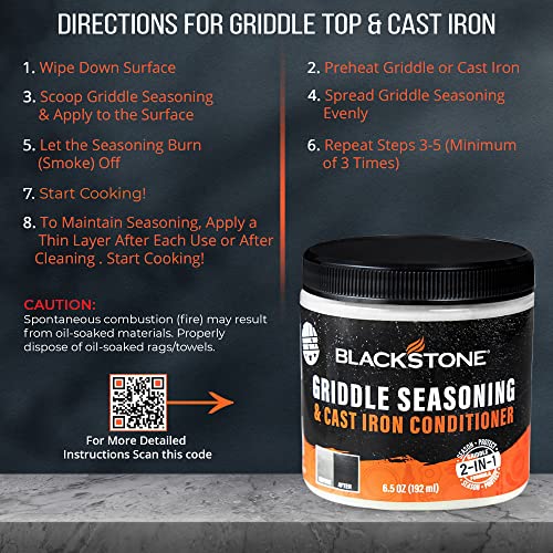 Blackstone 2IN1 Griddle & Cast Iron Seasoning Conditioner 6.5 OZ