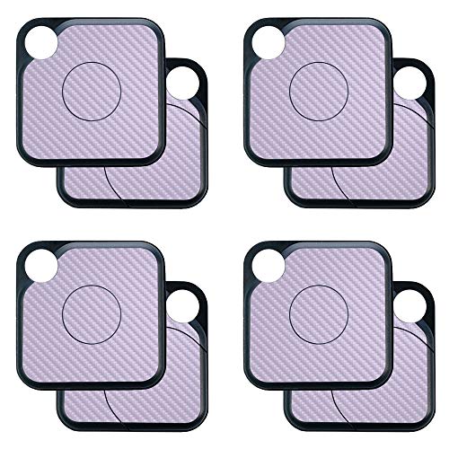 MightySkins Carbon Fiber Skin for Tile Pro 4 Pack (Fits Both 2020 & 2018) - Sol…