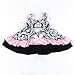 Masione Baby Toddlers Cotton Cute Hairband+ Dress+ Underpants Outfit (S Size for 0-12 Month Infant, Damascus)