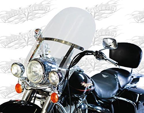 Clear 16 in. Windshield Harley Road King