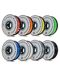3D Solutech   Filamento PLA para impresora 3D (0.069 in, precisión dimensional +   0.001 in, 2.2 lbs, paquete de 8)