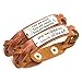 YOYONY Men's/Women's Inspirational Message Braided Leather Bracelets/Bangles for Sports.