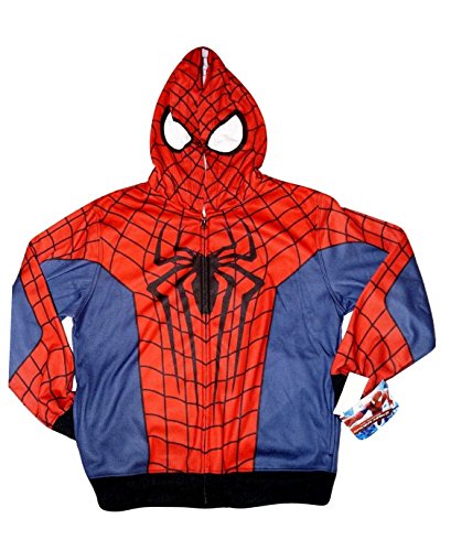 Marvel Big Boys Amazing Spiderman Fleece Hoodie Jacket