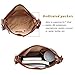 Banuce Trendy Full Grains Italian Hobo Bags for Women Leather Purses and Handbags Shoulder Bag with Convertible Strap Brown