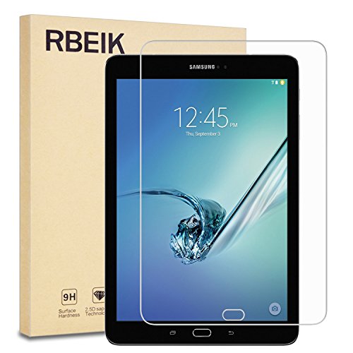 RBEIK Samsung Galaxy Tab S2 8.0 Screen Protector [Tempered Glass], [9H Hardness] Glass Screen Protector for Samsung Galaxy Tab S2 8.0 / Tab S2 NOOK 8.0 T710 / T713 Tablet [Anti-Scratch] [Bubble-Free]