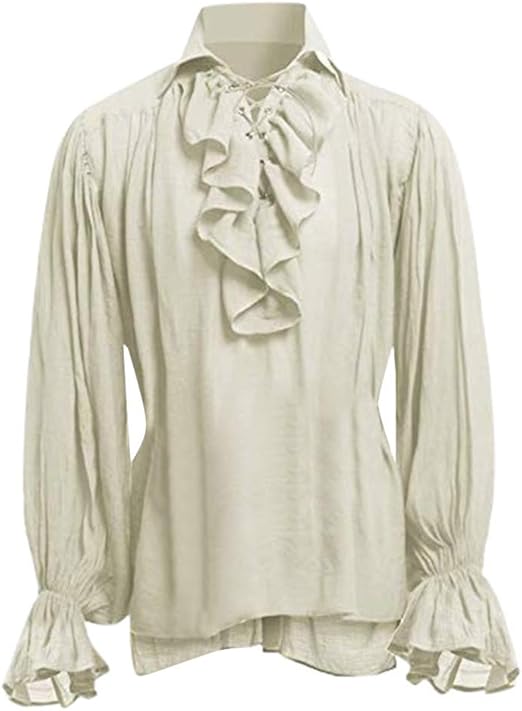 medieval ruffle shirt