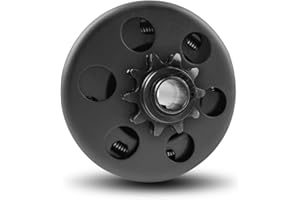 Kekadmai Centrifugal Mini Bike Clutch 5/8'' Bore 10 Tooth for 40/41/420 Chain, Predator 79cc Clutch 10T for Go Kart/Minibike Engine Up To 6.5 HP (5/8" Bore 10 Tooth)