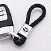 For Mazda Logo Emblem Key Chain Key Ring Metal Alloy BV Style Black Leather Gift Decoration Accessories