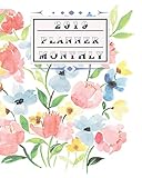 2019 Planner Monthly: 12 Month January 2019 to December 2019 For To do list Calendar Schedule Organi by Sarah J. Jackson