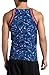 2(x)ist Men's Camo Square Cut Tank,Navy,Medium