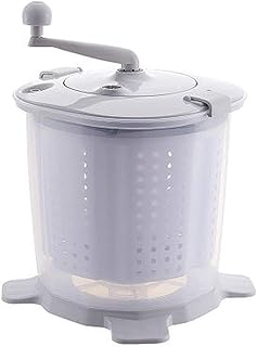 Moderne Hausfrau Handwaschmaschine, Waschautomat, Mini, Reisewaschmaschine, Camping, Wohnmobil, Wohnwagen, ohne Strom, Schleudern, Kunststoff, 38 cm x 34 cm