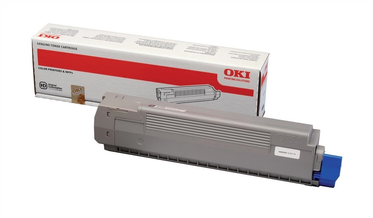 OKI Toner Cartridge for C801/C821 Series A3 Colour Laser Printers - Black