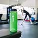 45 Degree Latitude Stainless Steel Insulated Vacuum Sealed Water Bottle, 24-Ounce, Lime Green