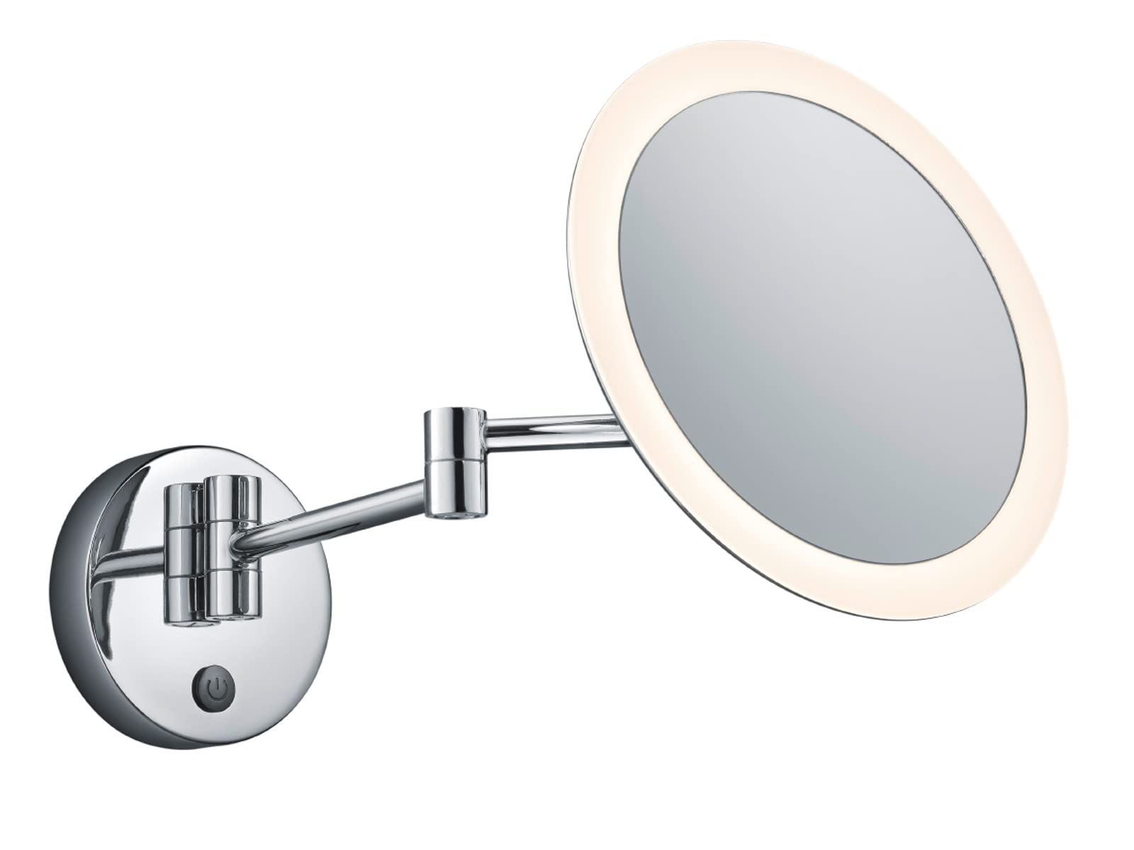 Trio Leuchten LED Bathroom Wall Mirror Light 282990106 View Metal Chrome-Coloured Acrylic White 3 Watt LED Touch Switch