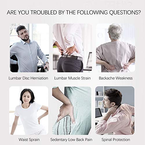 image for Jinjin Heal Back Pian Naturally Lumbar Support Belt,Breathable Mesh Ba