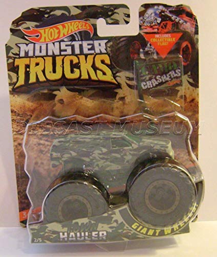 Town Hauler CAMAO Crashers with Flag Monster Trucks HOT Wheels DIECAST 2018/MONSTER JAM