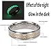 SUNSCSC Luminous Biker Ring Stainless Steel Gold Vintage Freemason Masonic Jewelery Band (12)