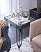 Roundhill Furniture Matrix 3-in-1 Metal Frame Accent Coffee & 2 End Table Set