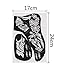 2 Pairs of Foot Indian Painting Tattoo Stencil Self-Adhesive Body Art Designs for Foots - Temporary Indian Arabian Tattoo Reusable Stickers