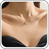 Erimberate Bohemian Star Turquoise Ball Choker Necklace Gold Star Pendant Necklace Small Turquoise Bead Chain Necklace Minimalist Star Collar Necklace Jewelry for Women