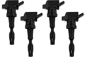 TRQ Ignition Coil Set 4 Piece Compatible with 2017-2020 Hyundai Ioniq 17-20 Kia Niro