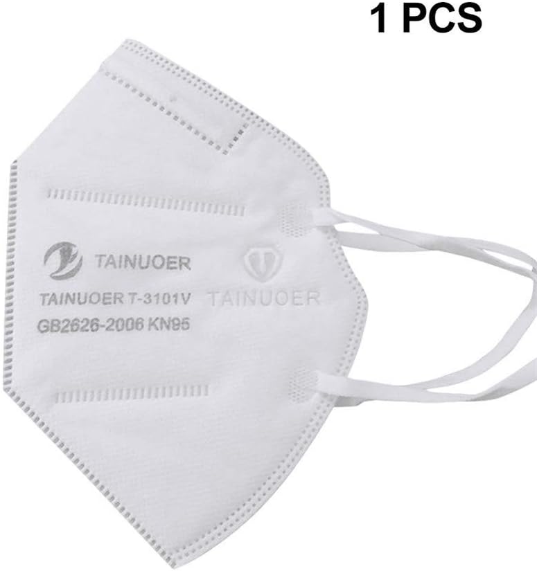 GULEHAY KN95 Mask, PM2.5 Anti Pollution Dust Mouth Mask, N95 Particulate Respirator Mask with Breathing Valve, Earloops and Soft Lining