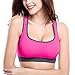 Jarseen Women's Seamless Sports Bras with Removable Pads Push Up Fitness Workout Yoga Bra