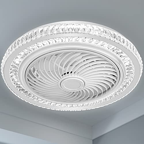 YITAHOME Bladeless Ceiling Fan with Light, 20 Inch
