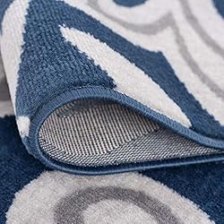 Piper Navy 2x10 Hallway Runner Rug - Area Rugs for