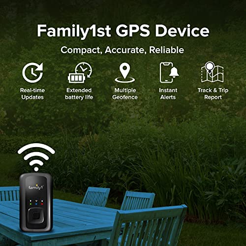 Family1st Compact Hidden Unlimited RealTime Smallest GPS Tracker for
