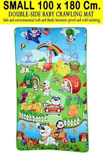 Keshav International Waterproof, Anti Skid, Double Sided Baby Crawling Floor Play Mat with Zip Bag to Carry