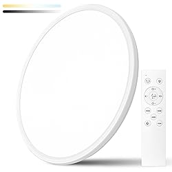 MOONSEA 48W Dimmable LED Flush Mount Ceiling