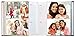 Golden State Art Photo Album holds 4x6 200 Horizontal Pictures with Memo Space, Leather Vintage Cover for Wedding Family Christmas(Red)