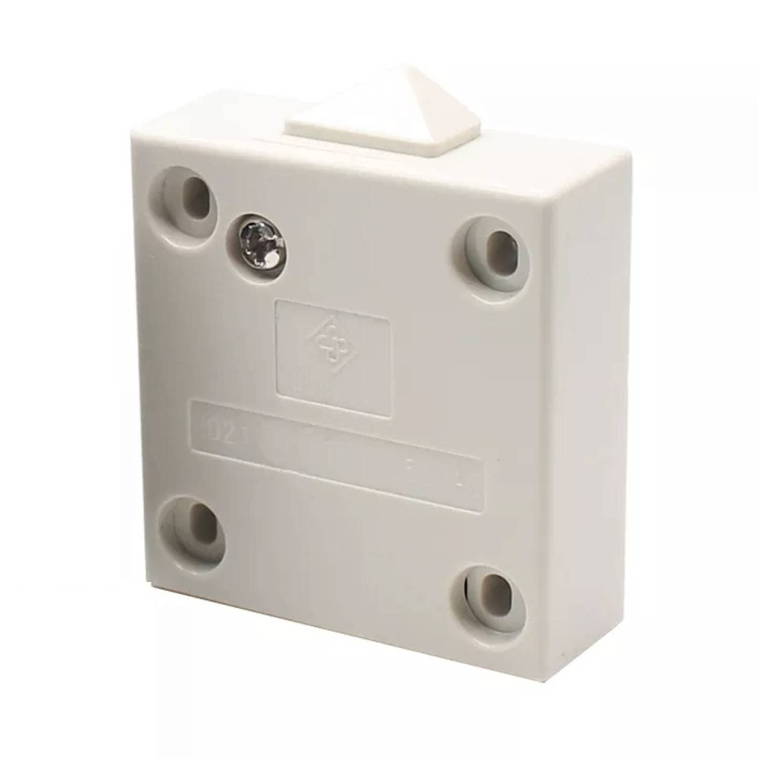 Cabinet Switch Chest Switch 2A 250V Door Switch Cabinet Switch Button Contact Switch for Furniture Door Furniture Switch White