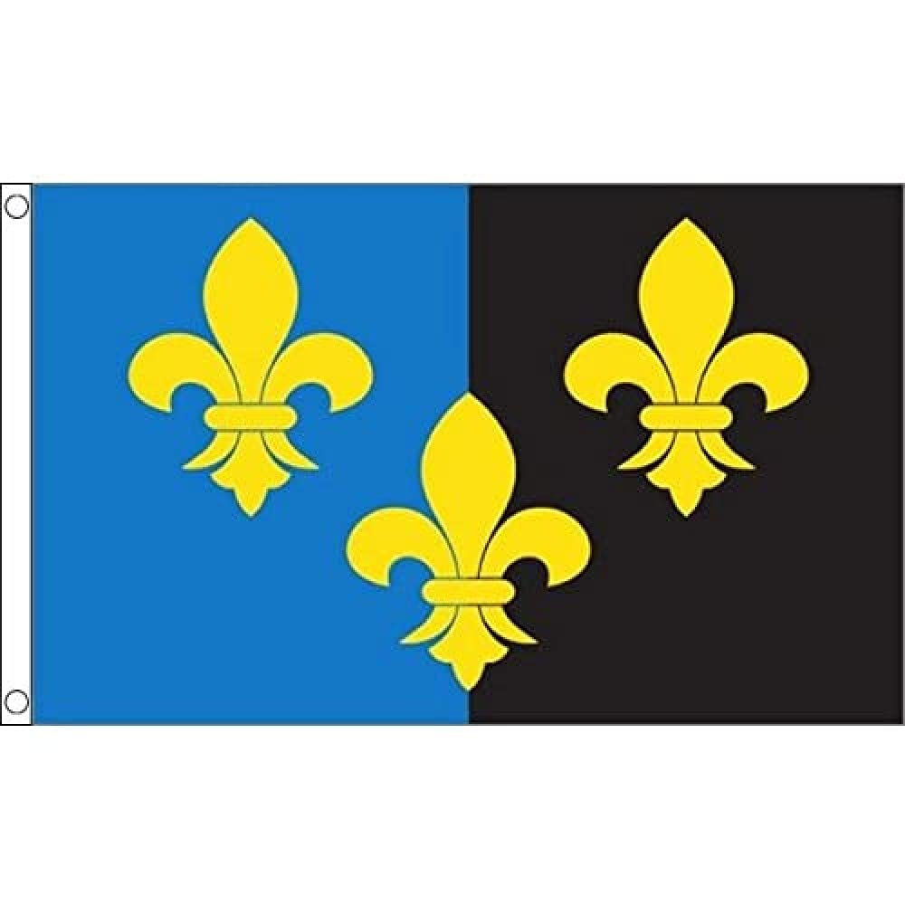 AZ FLAG - Monmouthshire County Flag - 3x5 Ft - 100D Polyester Monmouthshire - Walles Banner with Two Metal Grommets - Fade Resistant - Vivid Colors - 3' x 5' Feet - 150x90 Cm