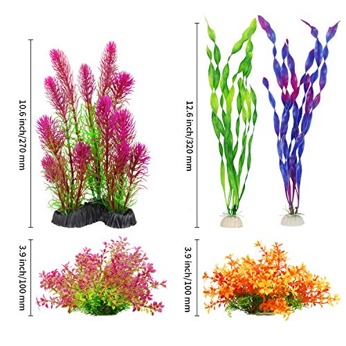 image for MyLifeUNIT Artificial Aquariums Plants Plastic Fish Tank Plants for Aq