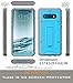 ArmadilloTek Vanguard Compatible with Samsung Galaxy S10+ Plus Case (Screenless Version) Military Grade Full-Body Rugged with Kickstand - Blue