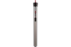 Aquatop 100W Aquarium Submersible Glass Heater – Fully Submersible for Fish Tanks Up to 25 Gallons, 68-93F Adjustable Temperature Range, Fresh & Saltwater Use, Aquarium Heaters GH-100