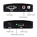 HDE VGA w/Audio to HDMI Video Scaler Converter Box with Power Adapter VGA to HDMI Adapter for Retro Gaming Consoles, Dreamcast, XBox 360, PS2