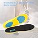 Shoe Insoles Orthotics Shoe Inserts Arch Support Shock Absorption Insoles Comfort Cushioning Gel Heel Full Length (Women Size: 6-11 Men Size: 6-10)