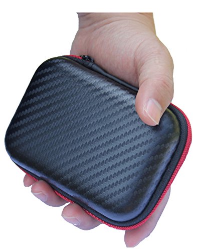 F&k earbuds case with internal mesh pocket for earp…
