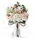 Wedding Bouquet for Bridal Bridesmaid Artificial Flower Handmade Silk Flower Bride Bouquets for Church Party Home Decoration